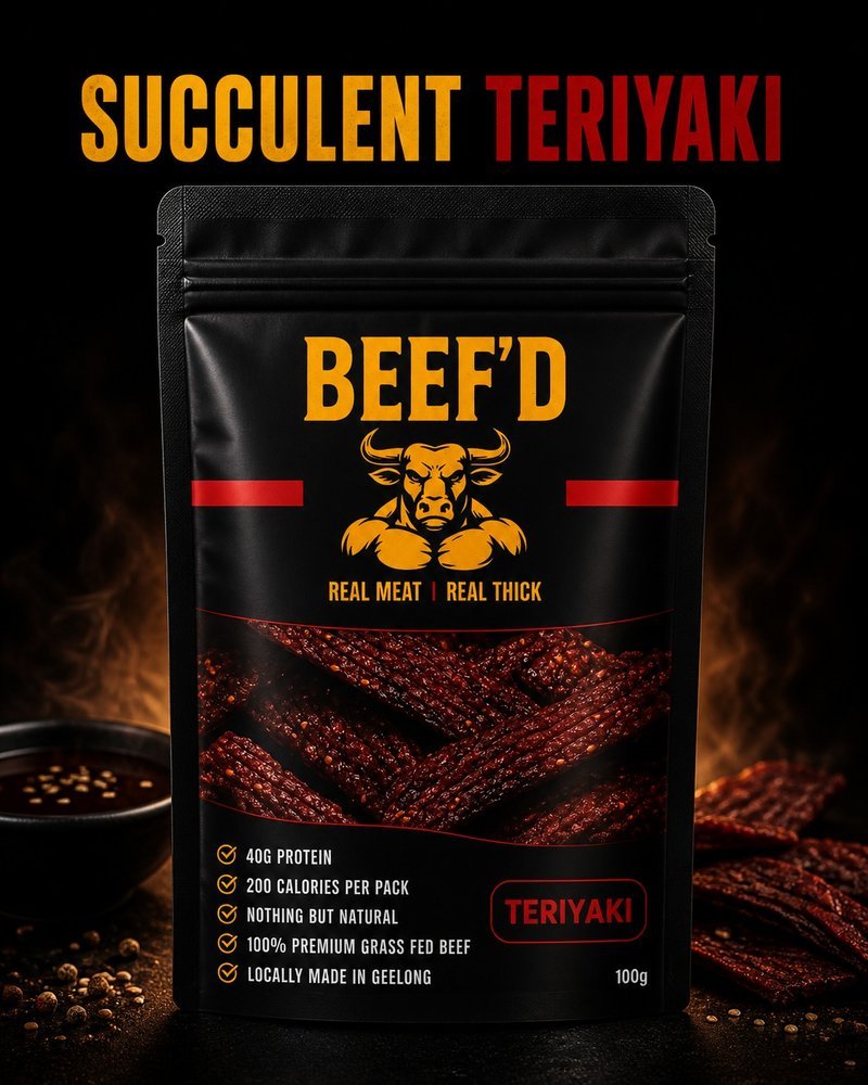 BEEF'D Teriyaki beef jerky