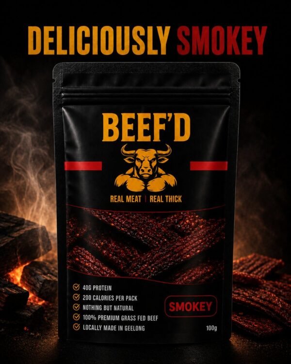 BEEF'D Jerky — Smokey (100g)