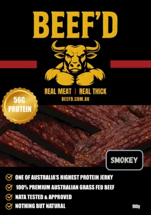 BEEFD Jerky Smokey 100g pack front